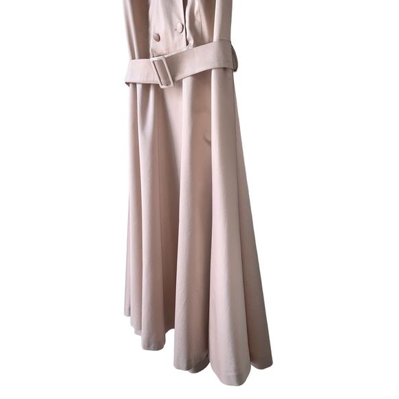 Burberry Vintage Pink Double Breasted Halter Top A-Line Dress - Picture 5 of 13